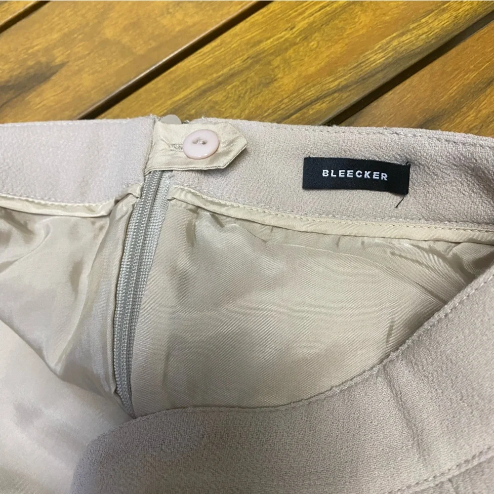 Lafayette 148 New York Women’s Bleecker Pants Size 10 100% Virgin Wool Neutral